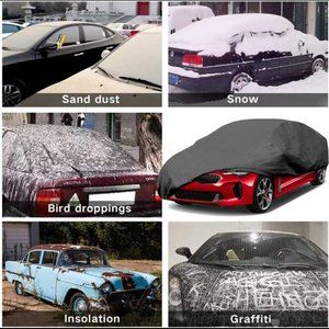 Guard Car Cover 100% Waterproof Fit Car's Length Up to 185" Breathable Outdoor